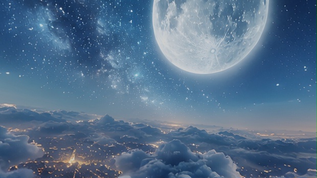  【ワールド・環境】雲上 奇跡の夜 SKYBOXマテリアル