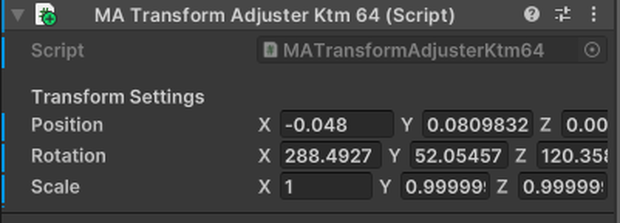 【無料】Transform Adjuster for Modular Avatar