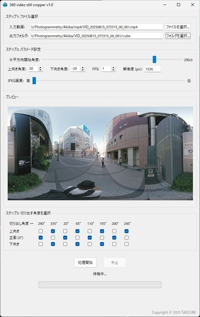 360 Video Still Cropper 
