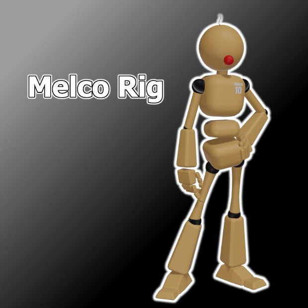 Mgear Rigging Icon Melco Rig キャラクターアニメーションリグ(Maya mGear) - zkanimation23 - BOOTH