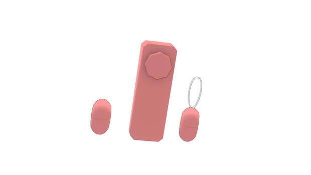 【3Dモデル】ピンクローター　ワイヤレス　コードレス