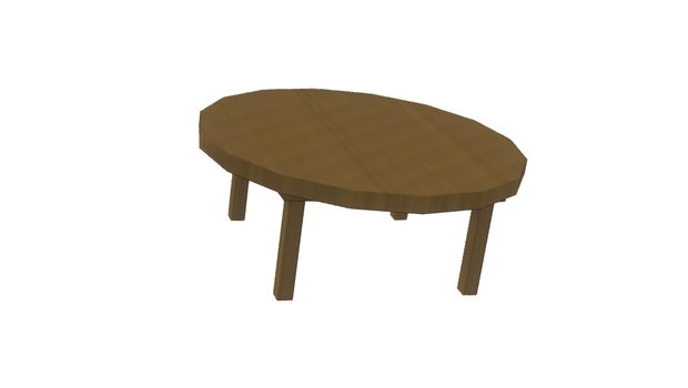 【3Dモデル】ちゃぶ台