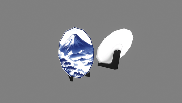 【3Dモデル】飾り皿