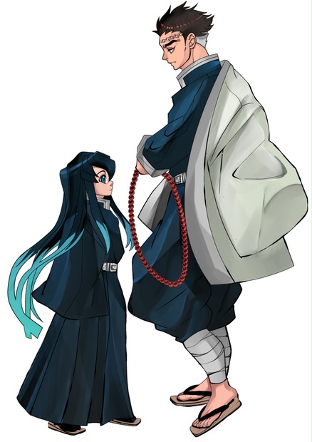 凸凹悲鳴嶼さんと時透さん、時透さんと悲鳴嶼さん - iwagasumi - BOOTH