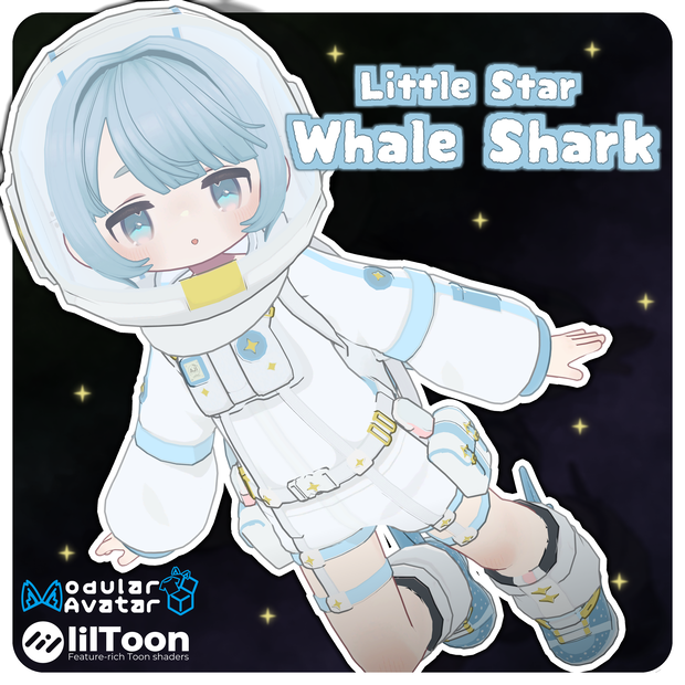 【まめひなた・キプフェル対応】⭐️Little Star Whale Shark 🐋【MA対応】