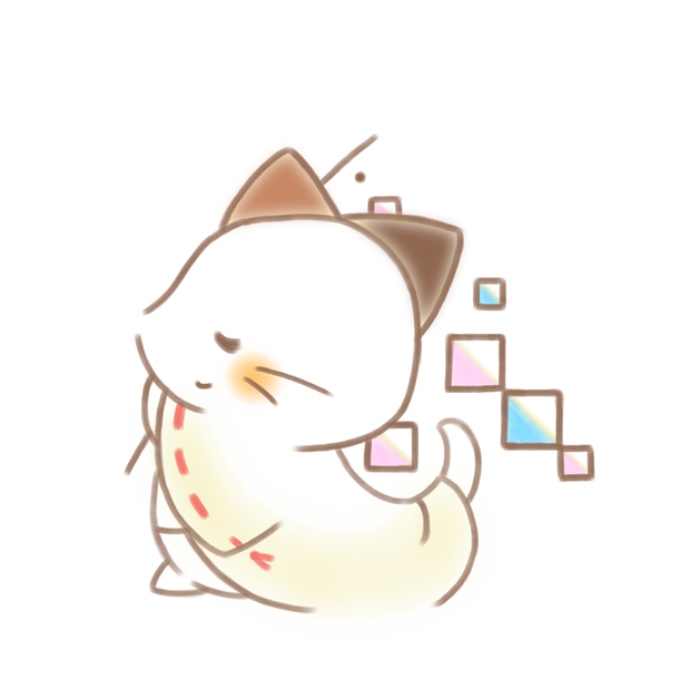 三毛猫 巫女さん