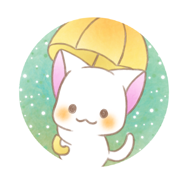傘と猫さん。