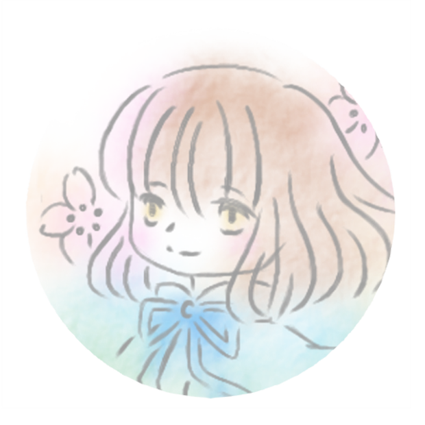 桜と女の子。