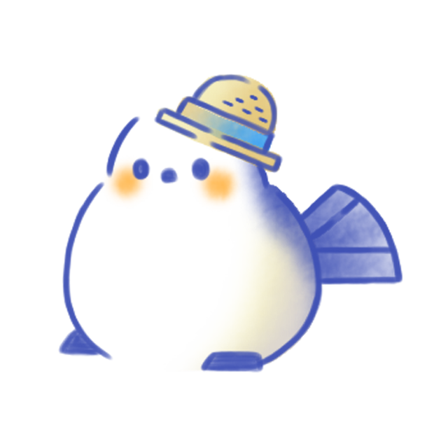 麦わらシマちゃん。