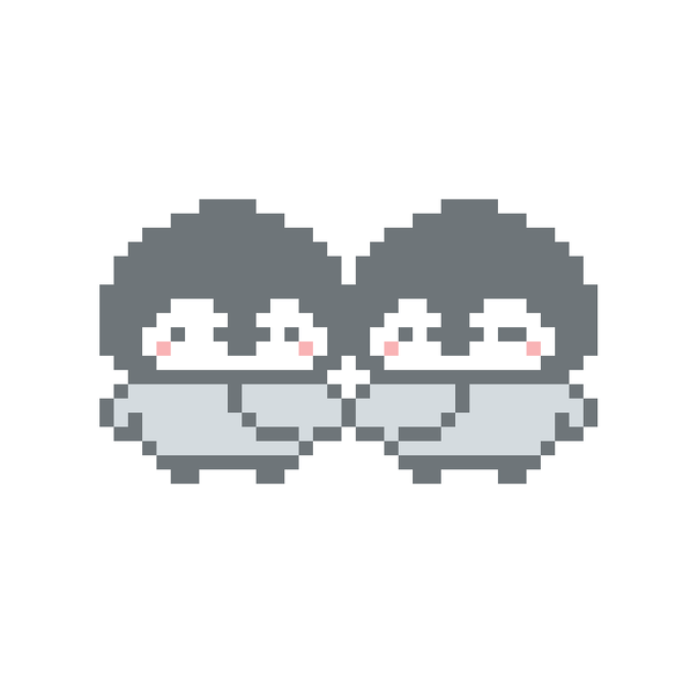 双子のぺんぎんさんセット。
