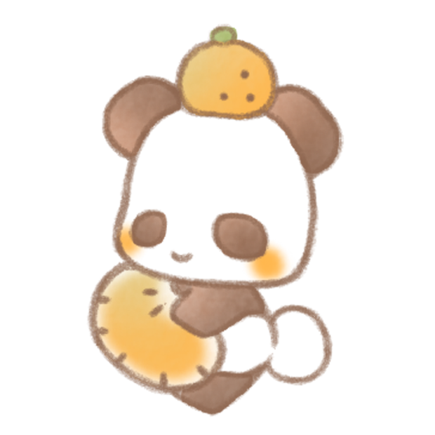 蜜柑とパンダさん。