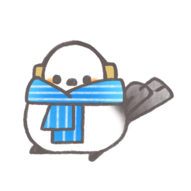 冬エナガ 。