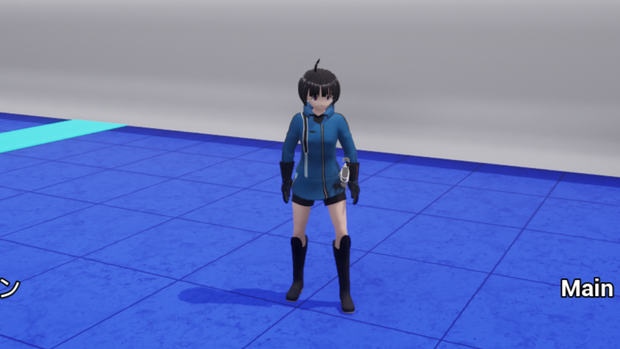 雨取千佳風3Dモデル