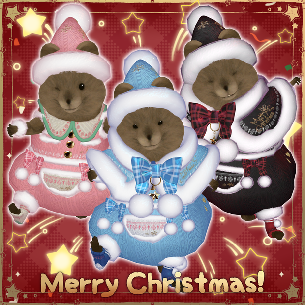 【クアッカワラビーちゃん】クリスマスサンタさん🎅🎄