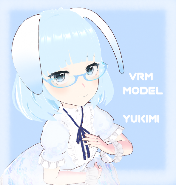 ＜YUKIMI＞オリジナル3Dモデル／VRM形式