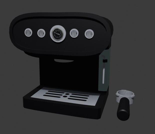 [3Dモデル]コーヒーメーカーセット