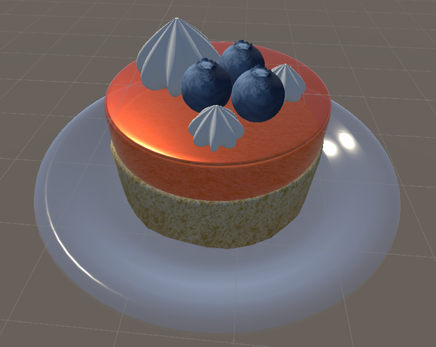 [3Dモデル]ケーキセット6