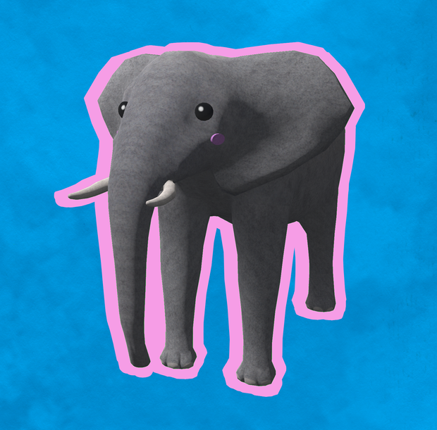 Elephant Plushie / 象ぬいぐるみ