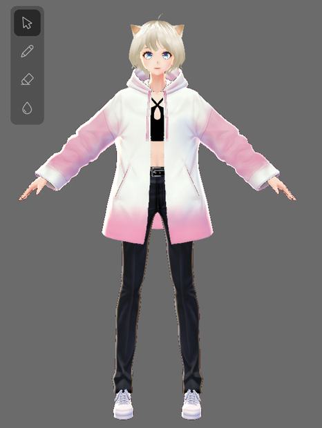 Gradient Hoodie - Pink