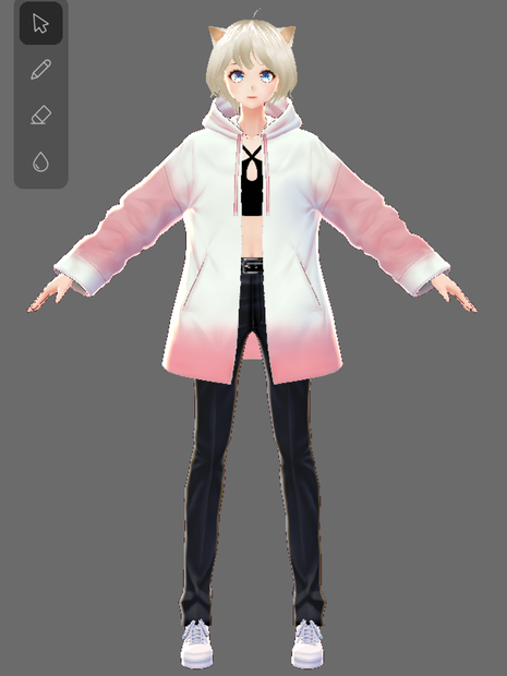 Gradient Hoodie-Red
