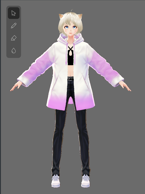 Gradient Hoodie-Purple Pink