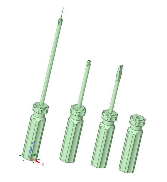 1/12 ドライバー　STLデータ販売