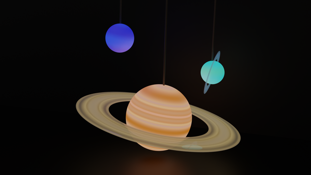【VRアイテム】惑星ペンダントライト