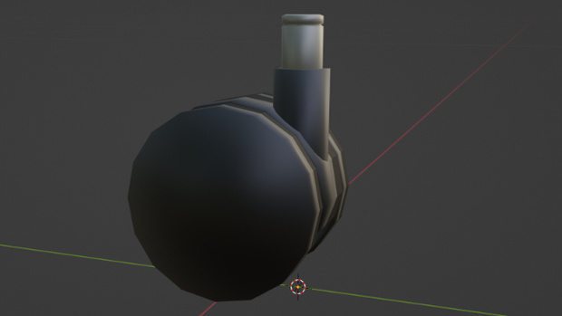 【3D】キャスター (Blend&FBX&UnityPackage)