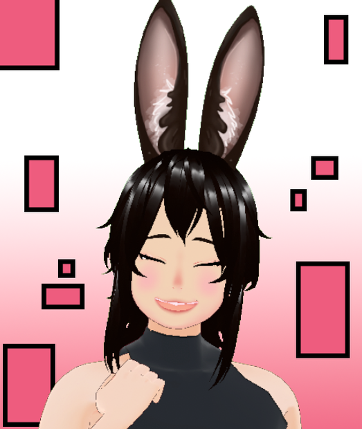 [Vroid] Bunny / Rabbit Texture (OG Dark Brown)