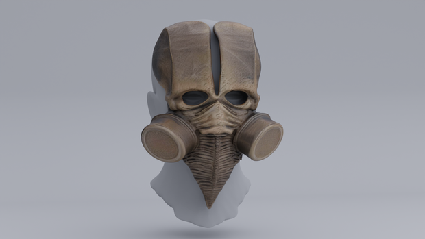 3D Printable Cosplay Steampunk Mask #1