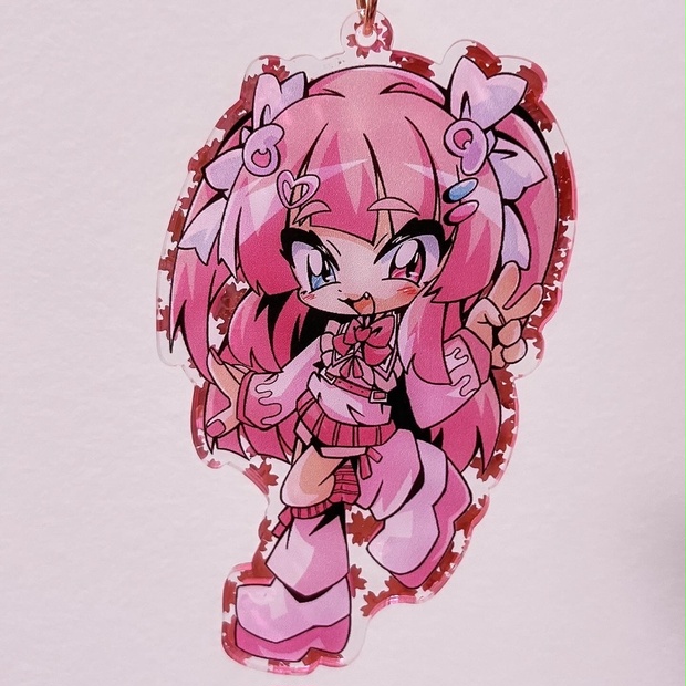 限定9個】あまねちゃん桜アクキー - manpoyu - BOOTH