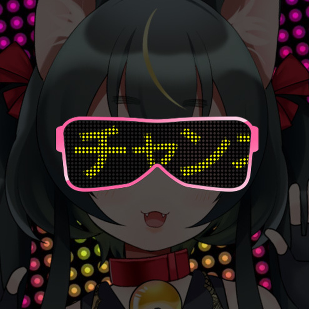 [Vtuber素材] アニメLEDサングラス for VtuberStudio