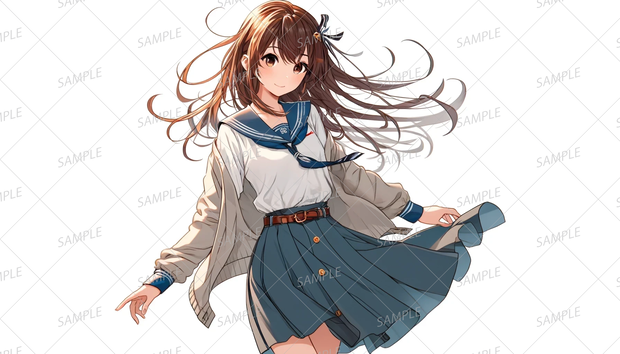 【学園】茶髪の清楚系女子学生