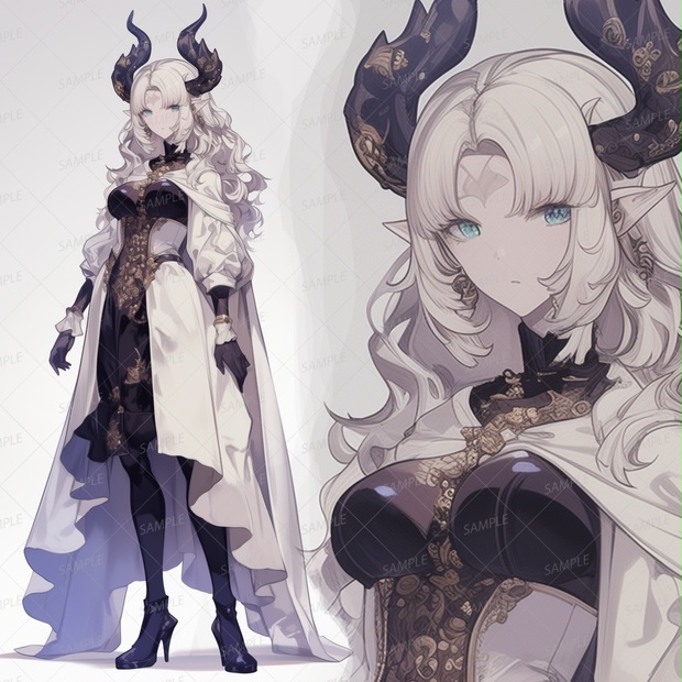 ◆獣人~角ある者◆手描きイラスト 49bc60f3-04a1-4b11-a722-