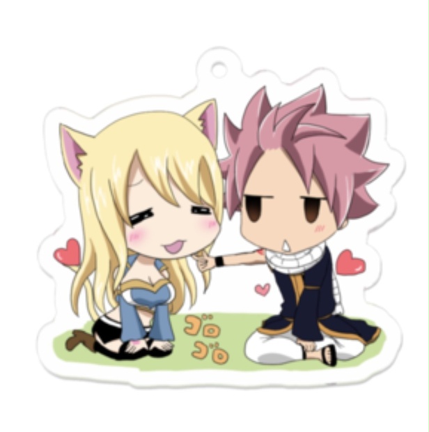 フェアリーテイル アクリルキーホルダー ナツ ルーシィ FAIRYTAIL