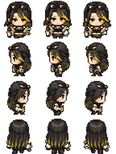 〇風〇夜　RPGツクールMZ対応キャラチップ