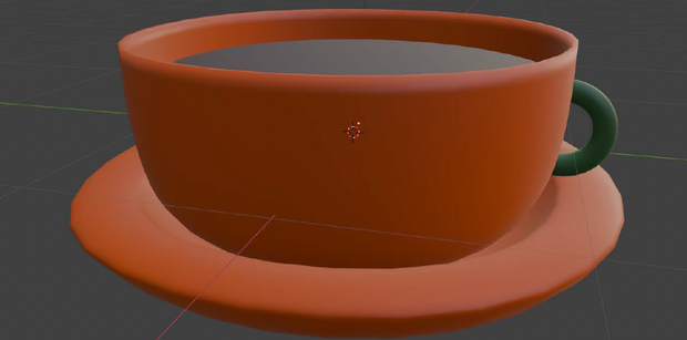 3D素材　カップ