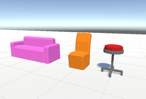 3Dモデル イス
