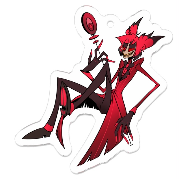 【HazbinHotel】アクリルキーホルダー　Alastor コーティングなし