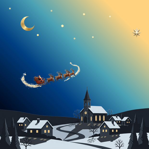 クリスマス柄デザインペーパー