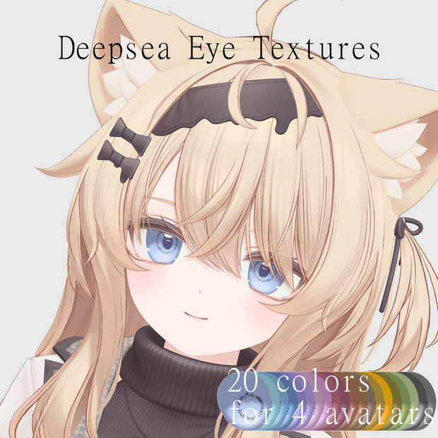 【4 avatars】deepsea eye texture #artoffish