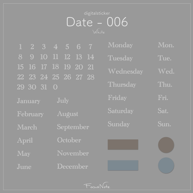 Digitalsticker【 Date-006】