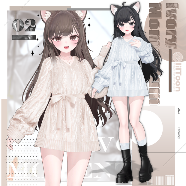 【6アバター対応】✨Ivory_Momentum✨