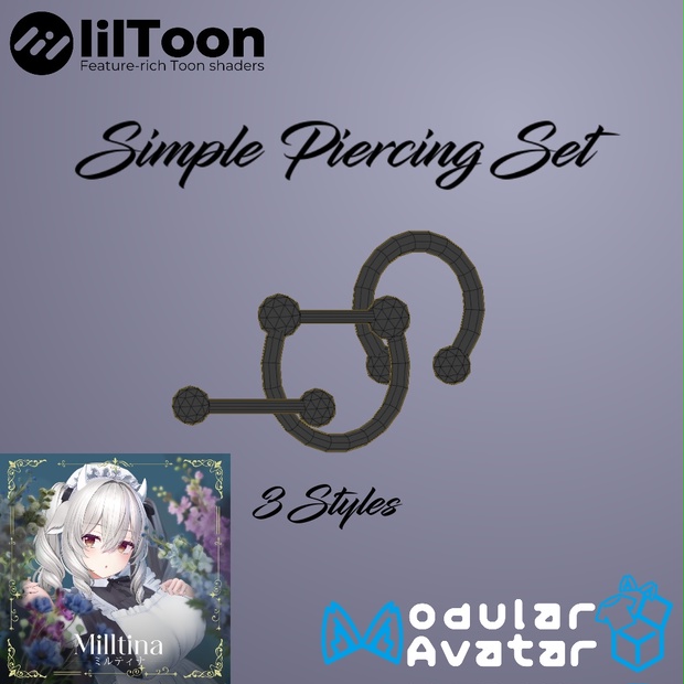 [FREE] Milltina Simple Piercing Set - SY Office Supply - BOOTH
