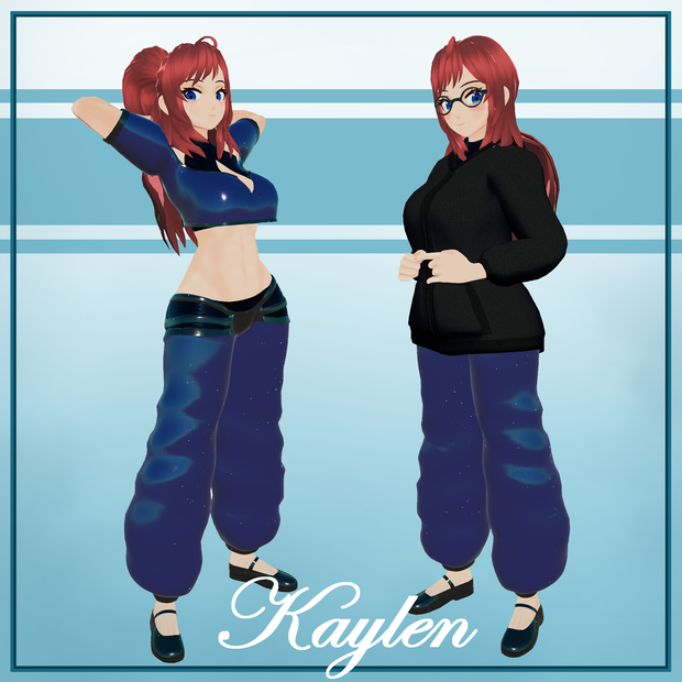 VRC Original 3D Model "Kaylen"