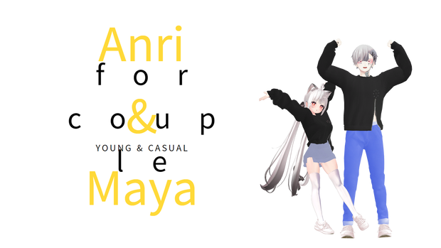 Maya & Anri sweatshirts couple _カップル服