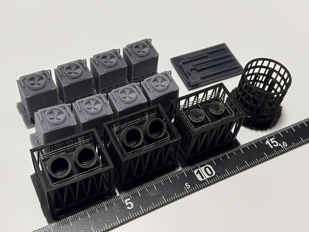 (特価品)1/150 屋上パーツセット