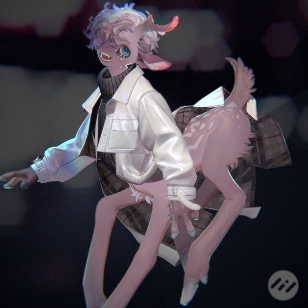 【3Dモデル】鹿タウル【VRChatアバター】
