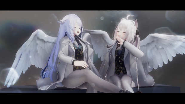 【男女複数アバター対応】 天使スーツ 【3D衣装】