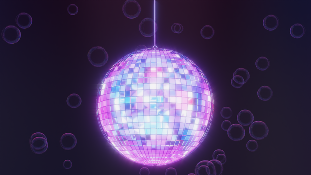 3DCG_ミラーボール